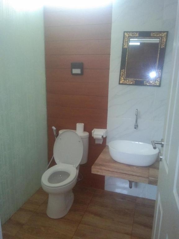 Koupelna v ubytování Murdhasari