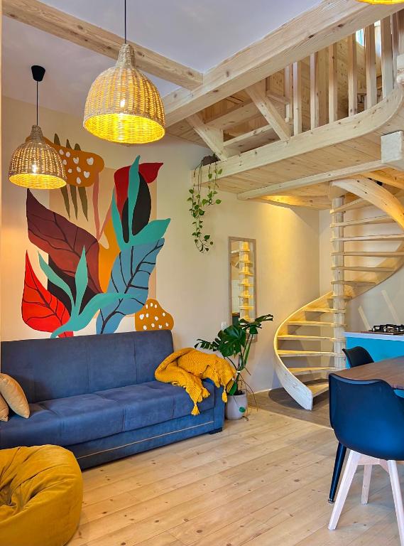 Posezení v ubytování Hotel Borjomi Verde