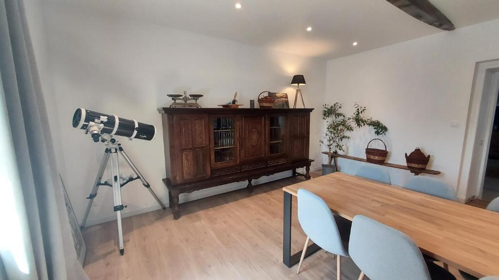 Kuchyň nebo kuchyňský kout v ubytování Suite à l'Oasis de Chamousset