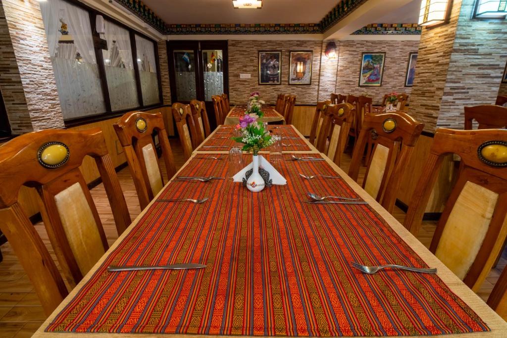 Restaurace v ubytování Little Tibet Resort Mall Road