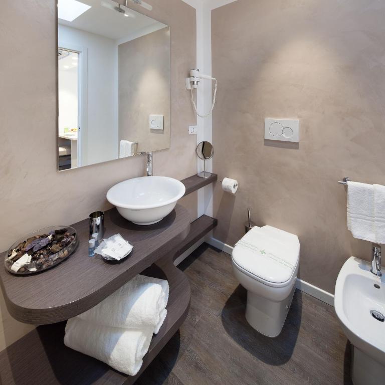 Kúpeľňa v ubytovaní Hotel Studio Inn Centrale & Milano Urban Padel