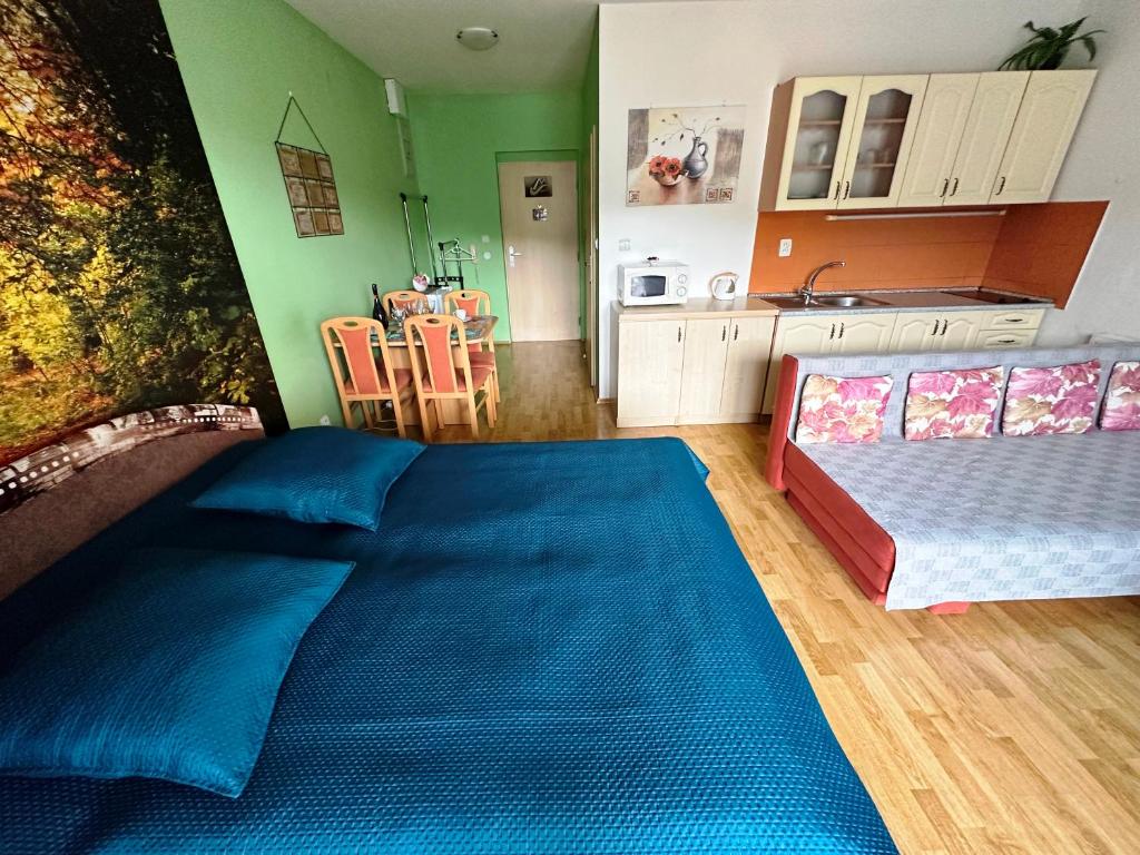 Kuchyň nebo kuchyňský kout v ubytování Apartments Liptov City