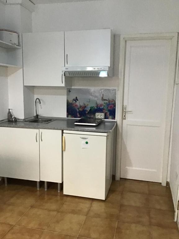 Kuchyň nebo kuchyňský kout v ubytování Apartamentos Playamar II