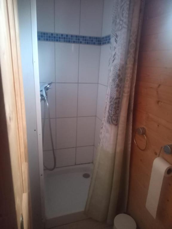 Koupelna v ubytování Roulotte