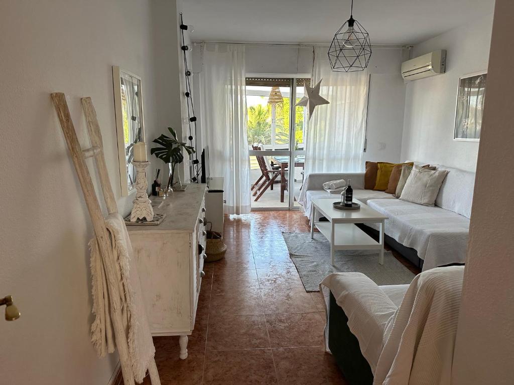 Posedenie v ubytovaní Charming & cosy beach apartment