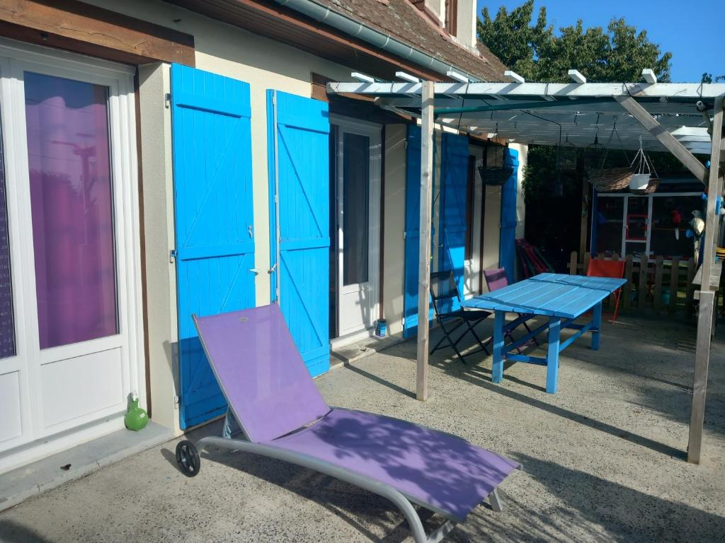 Patio nebo venkovní prostory v ubytování Chez Patrick
