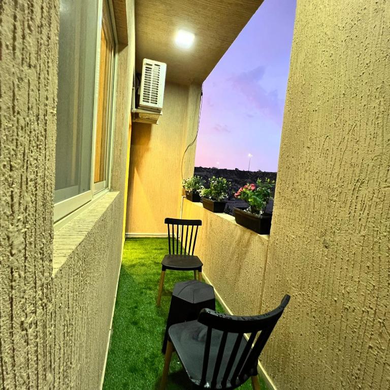 Balkón nebo terasa v ubytování سيتي قولد للشقق الفندقيه