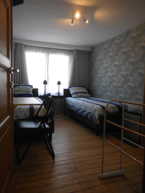 Postel nebo postele na pokoji v ubytování Logies 't Eenvoud (rooms)