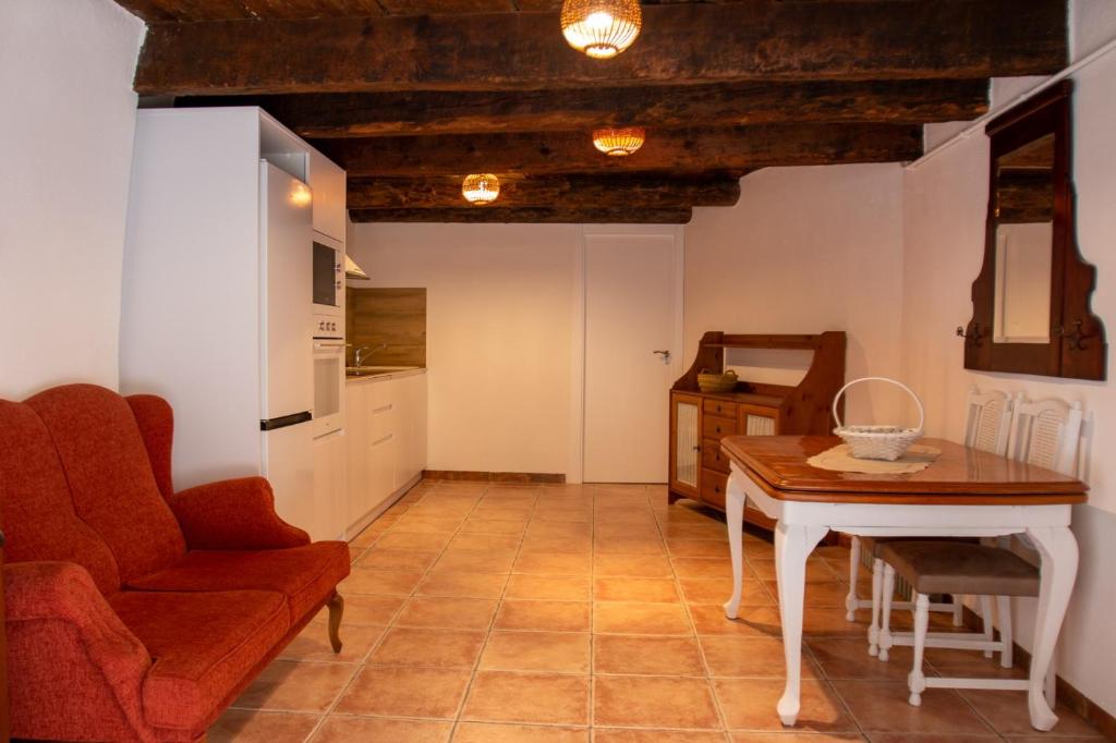 Posezení v ubytování Casa rural Daudén