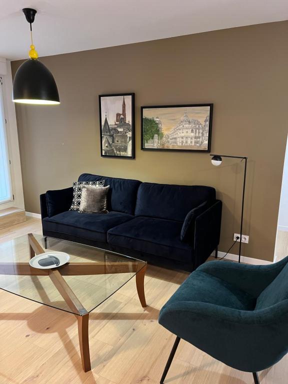 Χώρος καθιστικού στο Le K Appartement - Strasbourg