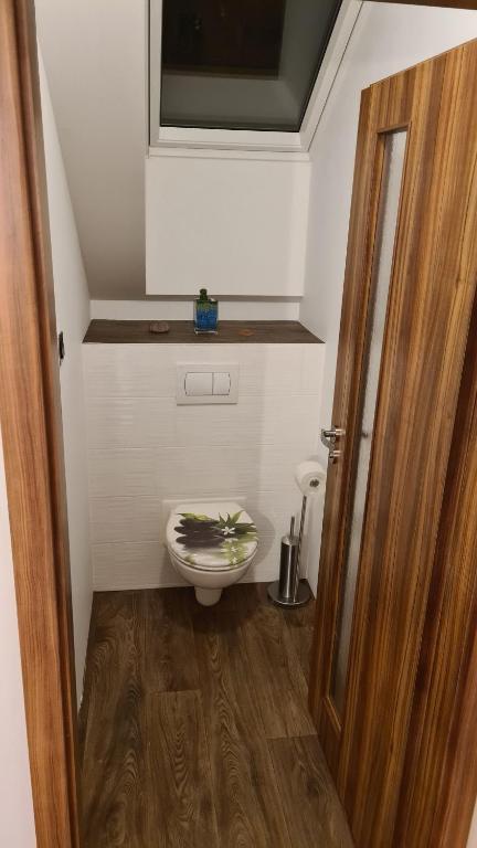 Koupelna v ubytování Apartmán Malá Valaška