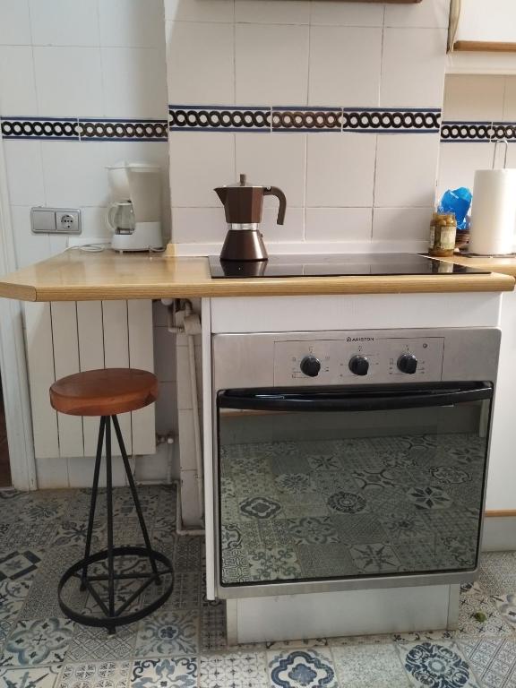 Kuchyň nebo kuchyňský kout v ubytování Casa en Purchil