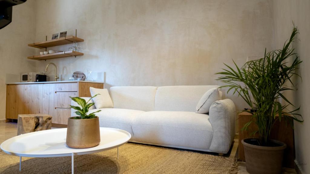 Posezení v ubytování Hagafen Boutique Suites