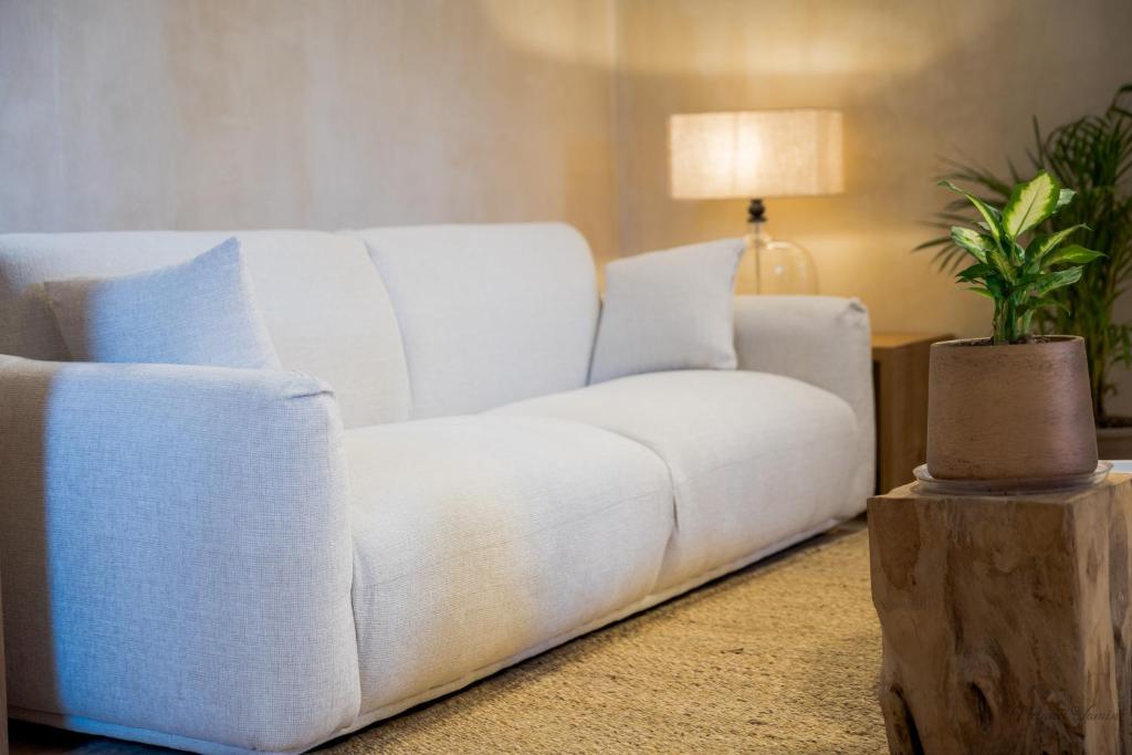 Posezení v ubytování Hagafen Boutique Suites