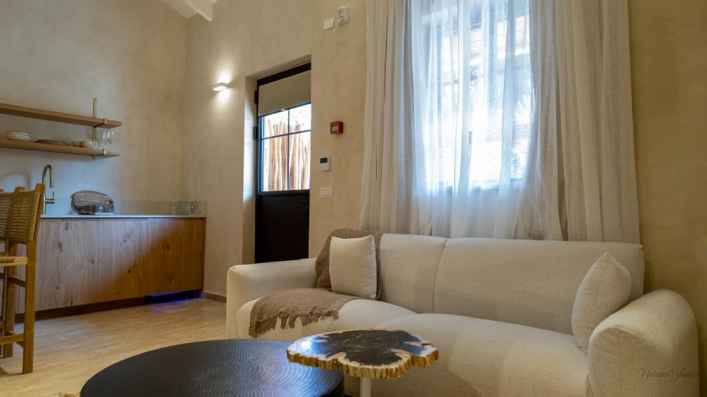 Posezení v ubytování Hagafen Boutique Suites