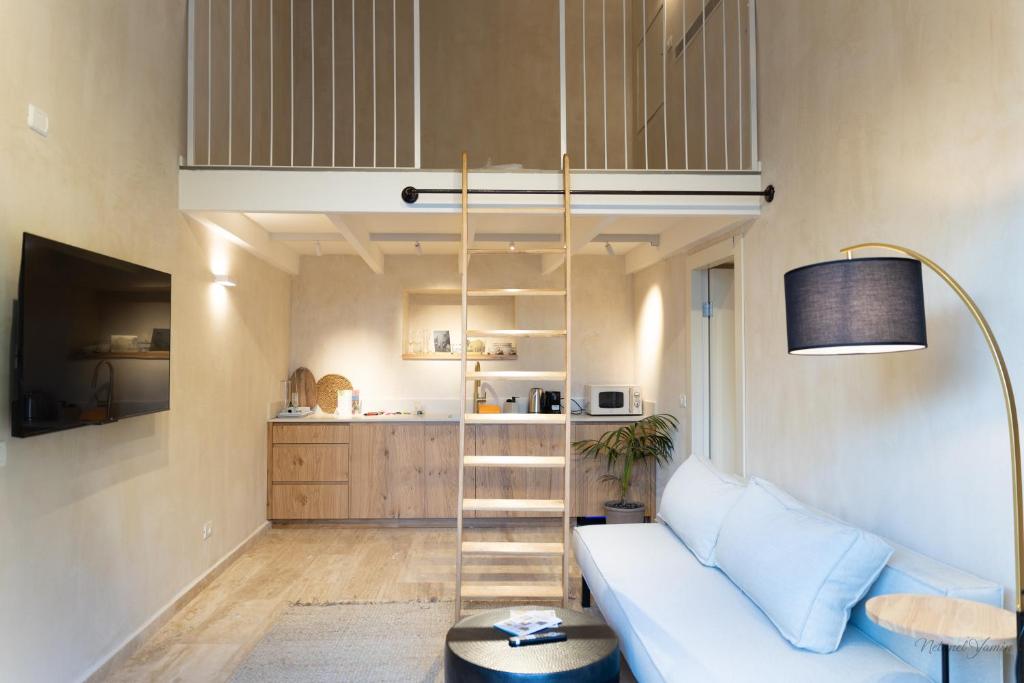 Kuchyň nebo kuchyňský kout v ubytování Hagafen Boutique Suites