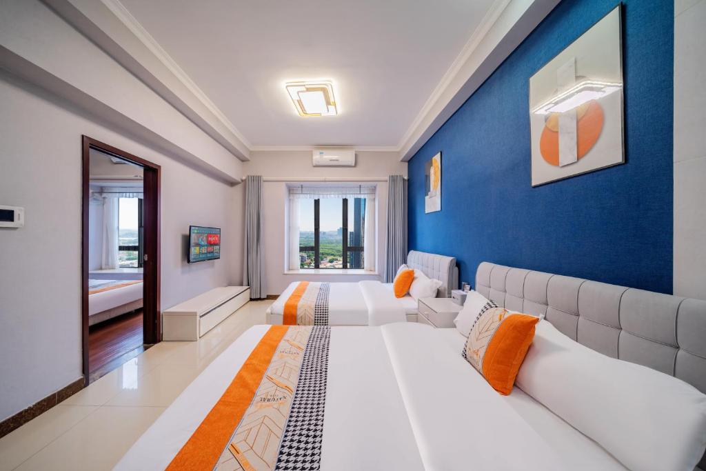 Pazhou Angda International Aparthotel Canton Fair Branch - Triple Chambre De Luxe