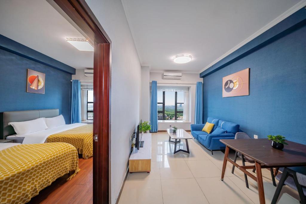 Pazhou Angda International Aparthotel Canton Fair Branch - Chambre Jumelle De Luxe