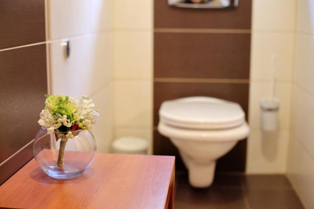 Koupelna v ubytování Apartments Melita