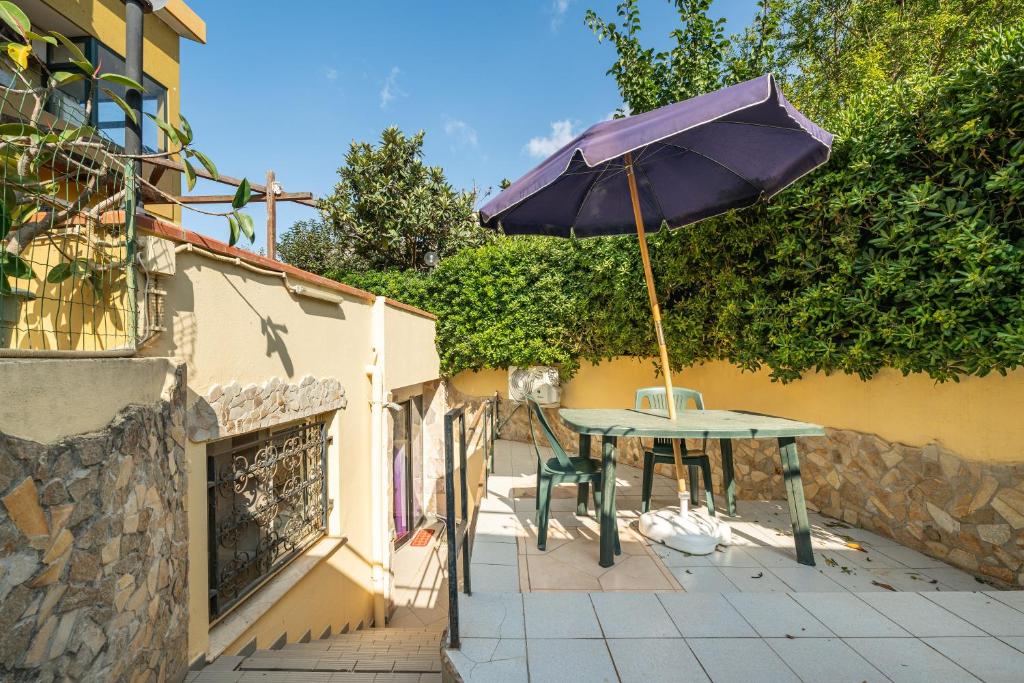 Bygningen som feriehuset ligger i