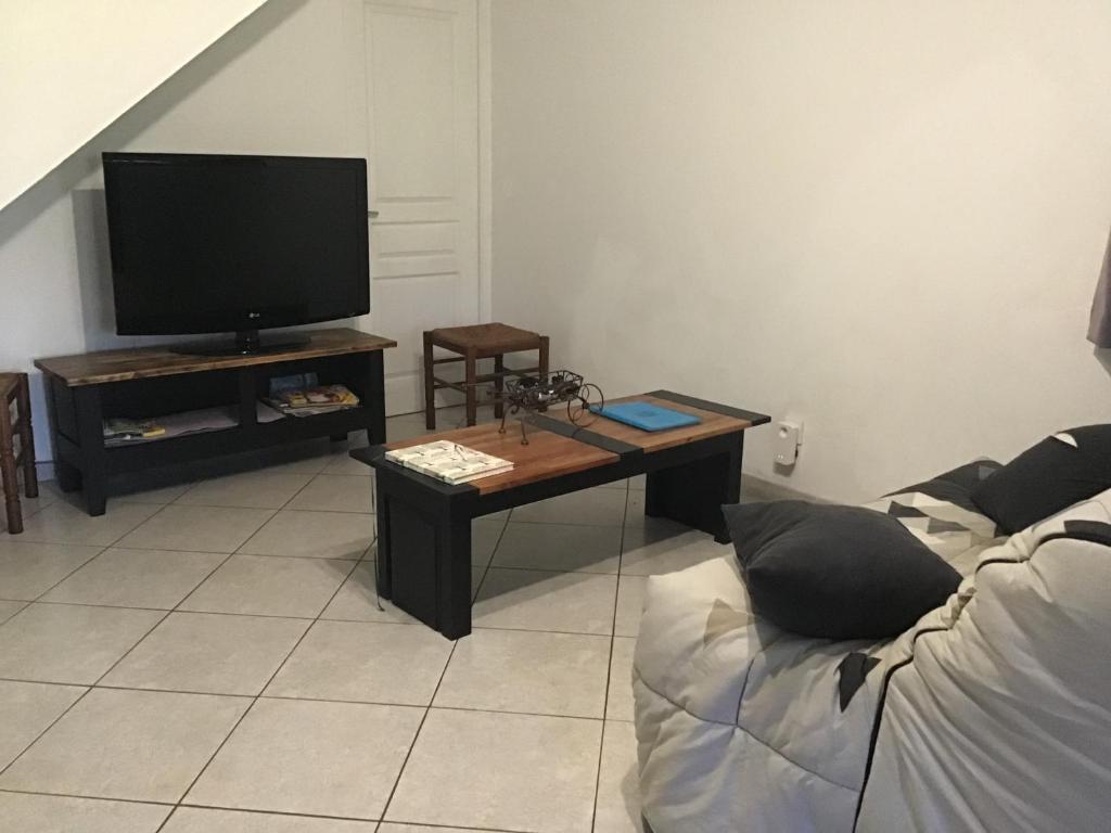 TV a/nebo společenská místnost v ubytování La Zoli Kaz 3 chambres