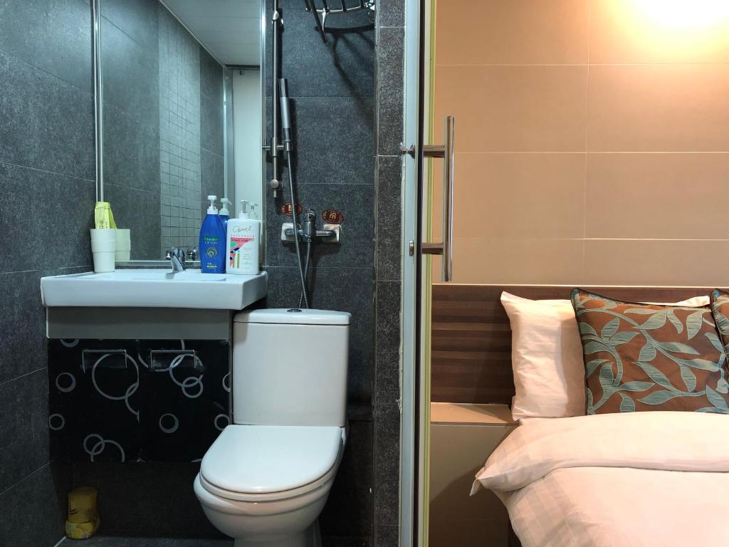 Koupelna v ubytování 香港星星旅馆 2202 Guesthouse