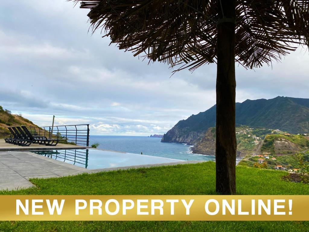 een nieuwe online accommodatie met uitzicht op de oceaan bij Penha D'Águia Villa by LovelyStay in Porto da Cruz
