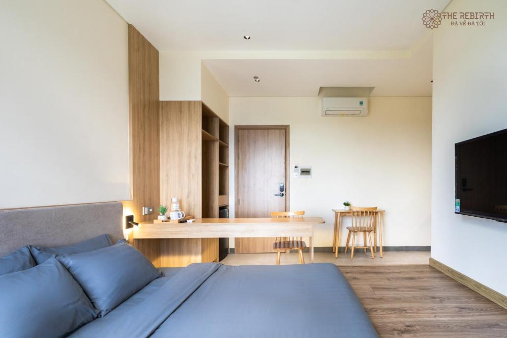 Posezení v ubytování The Rebirth Apartment Binh Chau Ho Tram