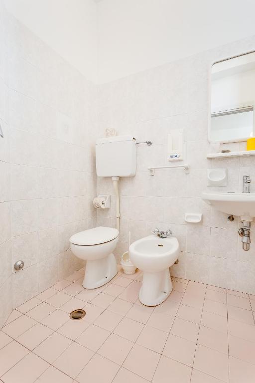 Koupelna v ubytování Hotel Costaverde