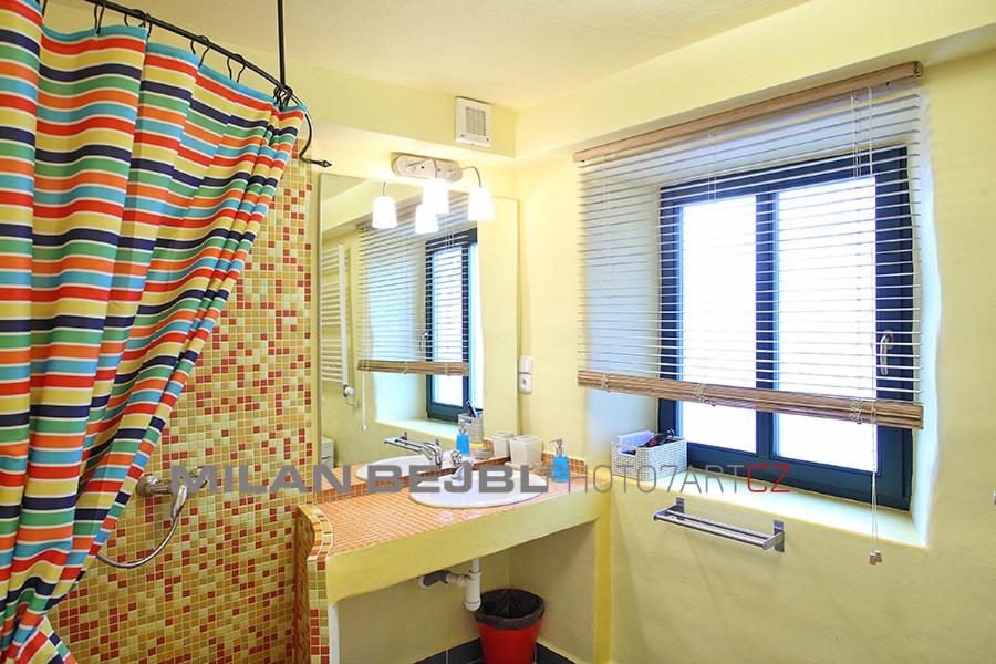 Koupelna v ubytování Apartmány Milenium