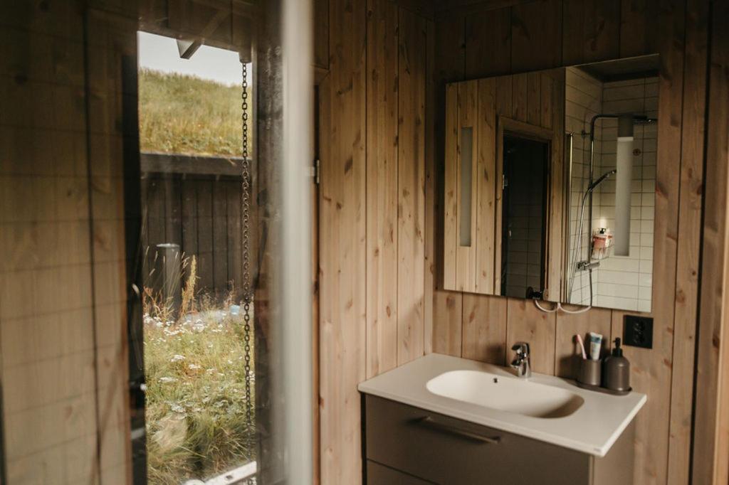 Koupelna v ubytování Nydelig moderne hytte på Geilo Kikut med høy standard - 4 senger 6 gjester