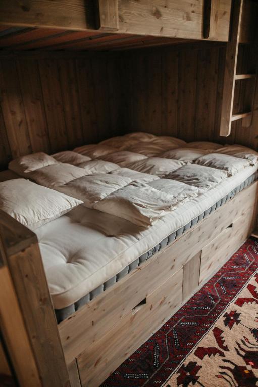 Postel nebo postele na pokoji v ubytování Nydelig moderne hytte på Geilo Kikut med høy standard - 4 senger 6 gjester