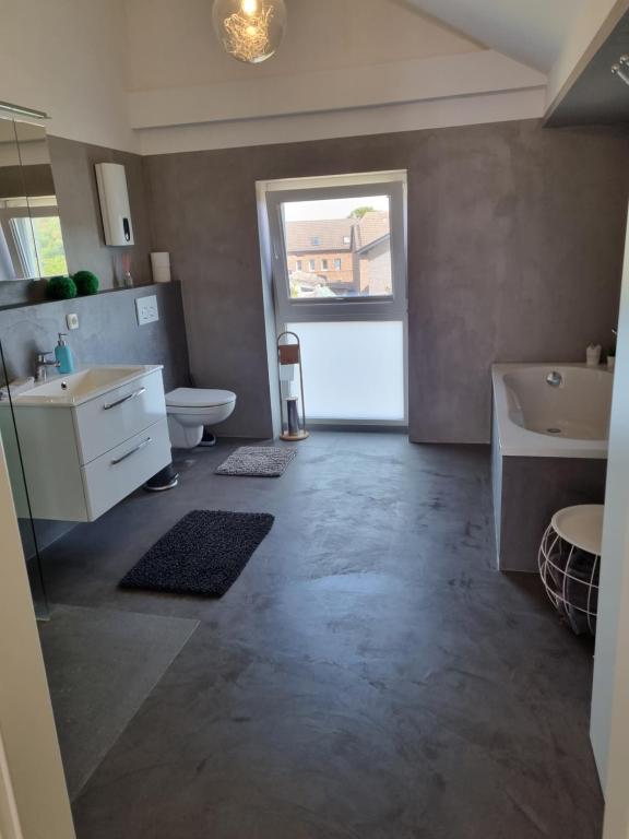 Koupelna v ubytování Ferienwohnung Emely