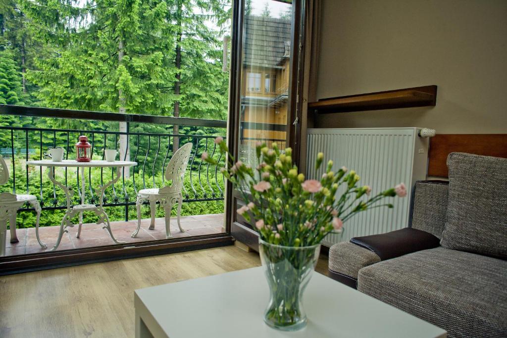 Vonkajšia záhrada v ubytovaní Apart4You Apartamenty Bulwary25