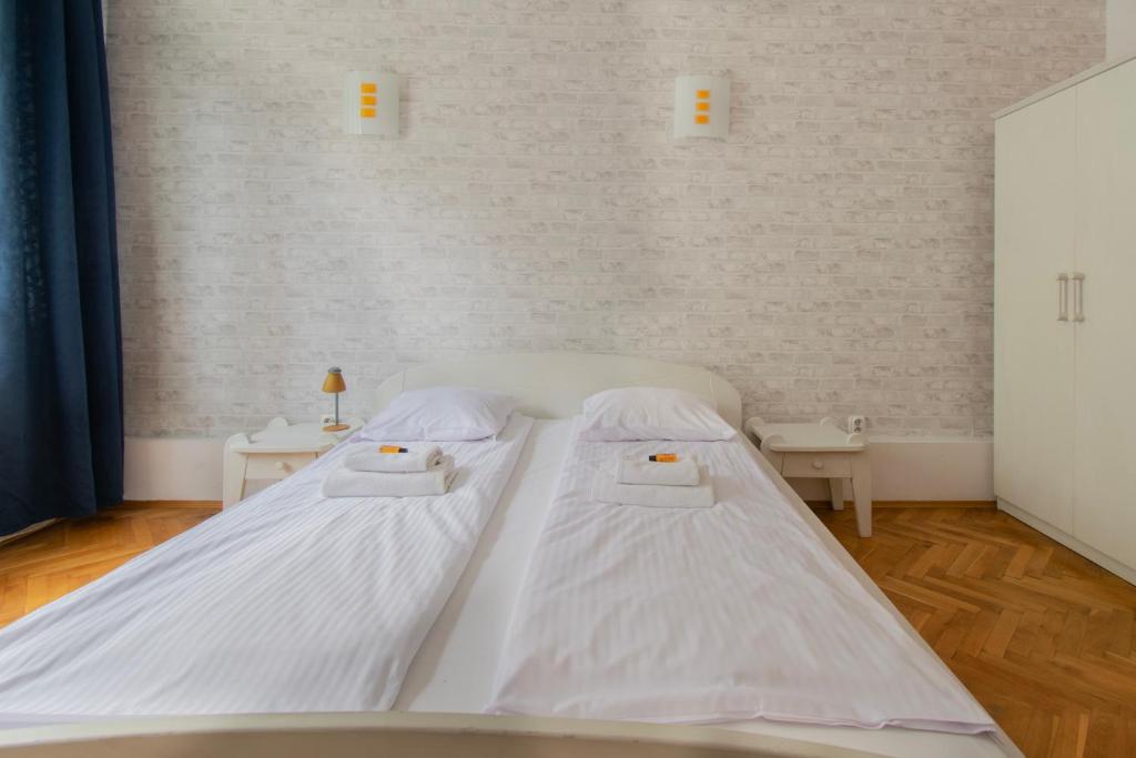 Posteľ alebo postele v izbe v ubytovaní Wondrous Apartment Warszawska street