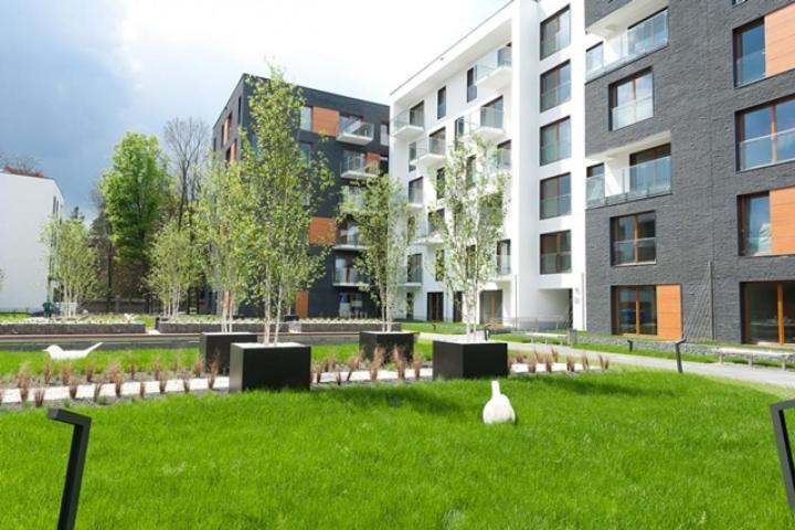 Zahrada ubytování Rakowicka Apartment