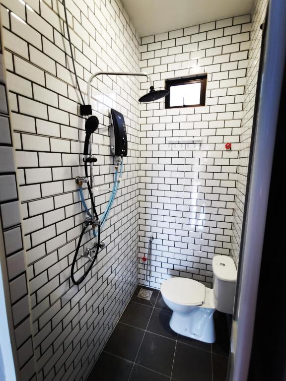 Koupelna v ubytování Mini Concept Hotel