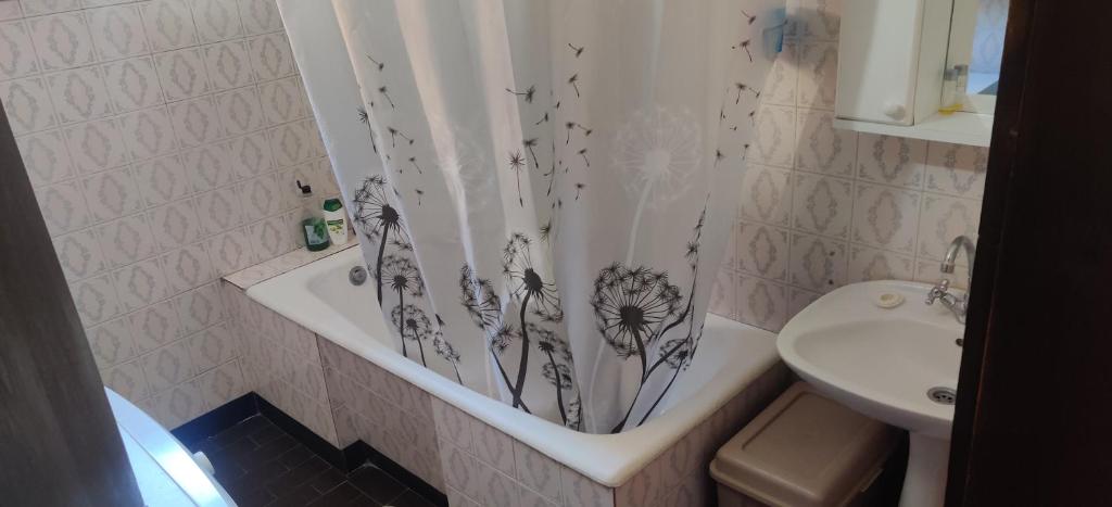 Koupelna v ubytování Hostel Golub