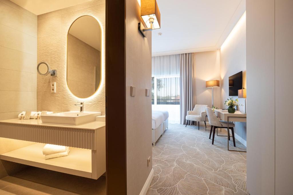 Koupelna v ubytování Hotel Gerardus