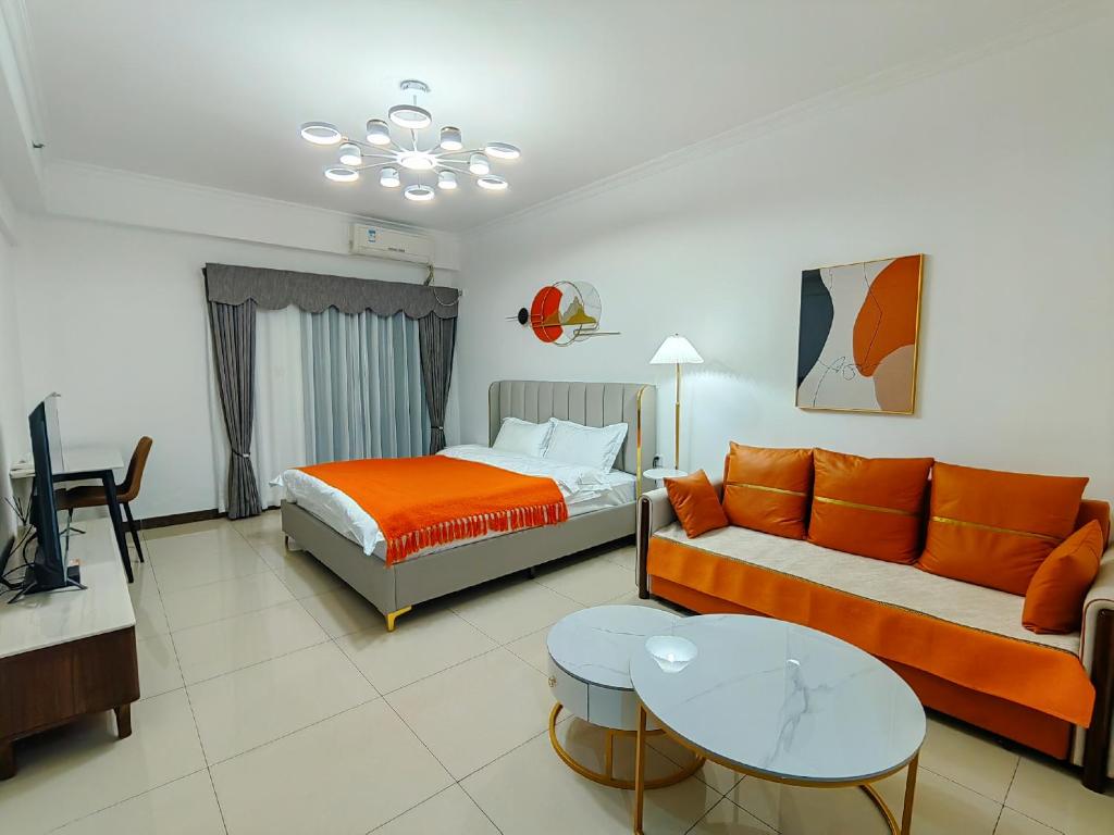 Guangzhou Lijing Aparthotel Pazhou Exhibition Center - Next to Exit D of Wanshengwei MTR Station - Chambre Double Standard