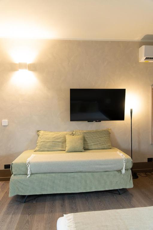 TV a/nebo společenská místnost v ubytování Sedendo e Mirando