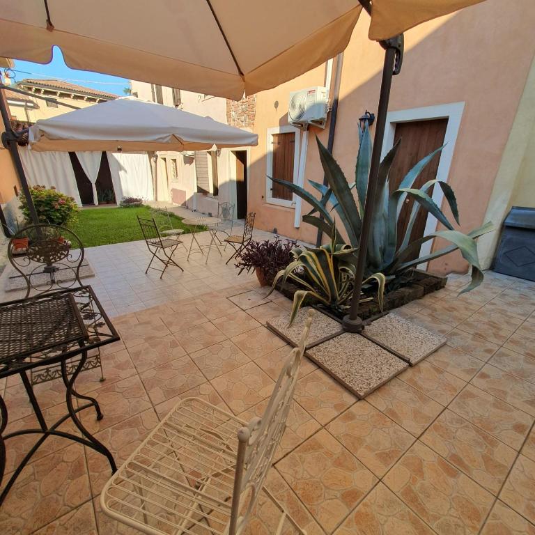 Patio nebo venkovní prostory v ubytování GESUITIROOMS