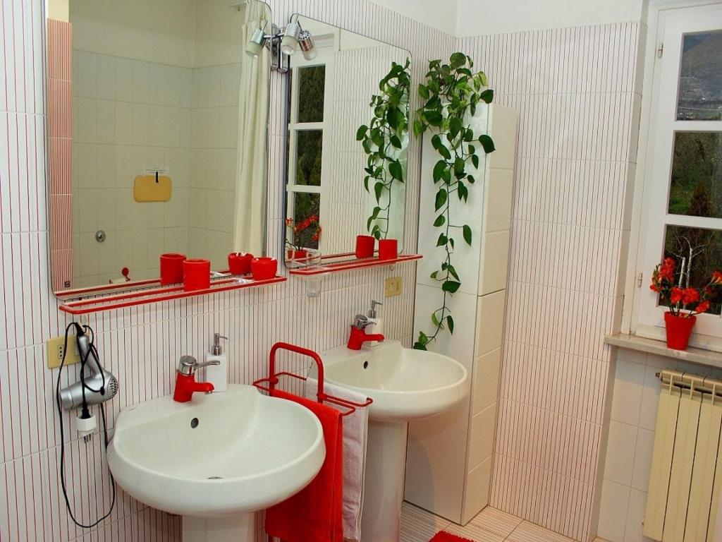 Koupelna v ubytování B&B Villa Ada