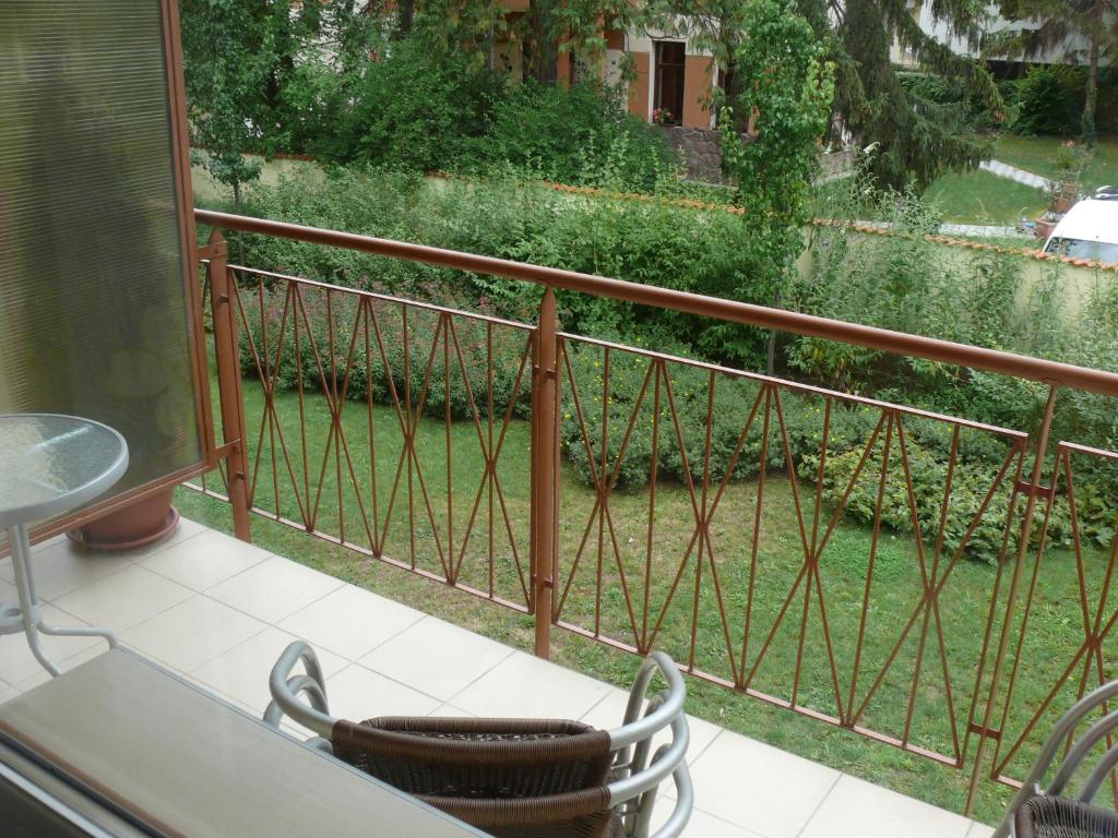 Vonkajšia záhrada v ubytovaní Villa Palazzo Apartments
