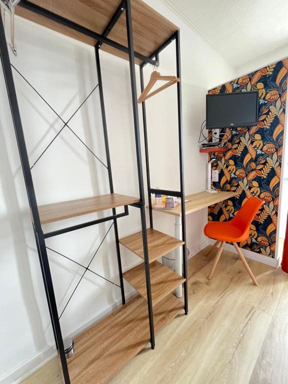 Postel nebo postele na pokoji v ubytování LE KREISKER