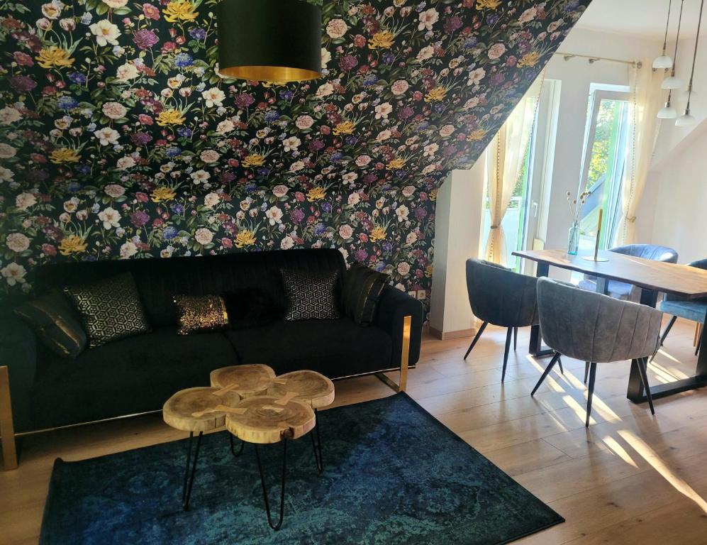 Posezení v ubytování Pension & Ferienwohnung Oberhof 810 M