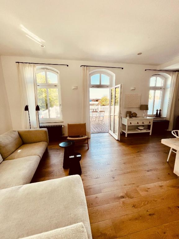 Posezení v ubytování Kaiserliche Post Suites Bevensen-Ferienwohnung