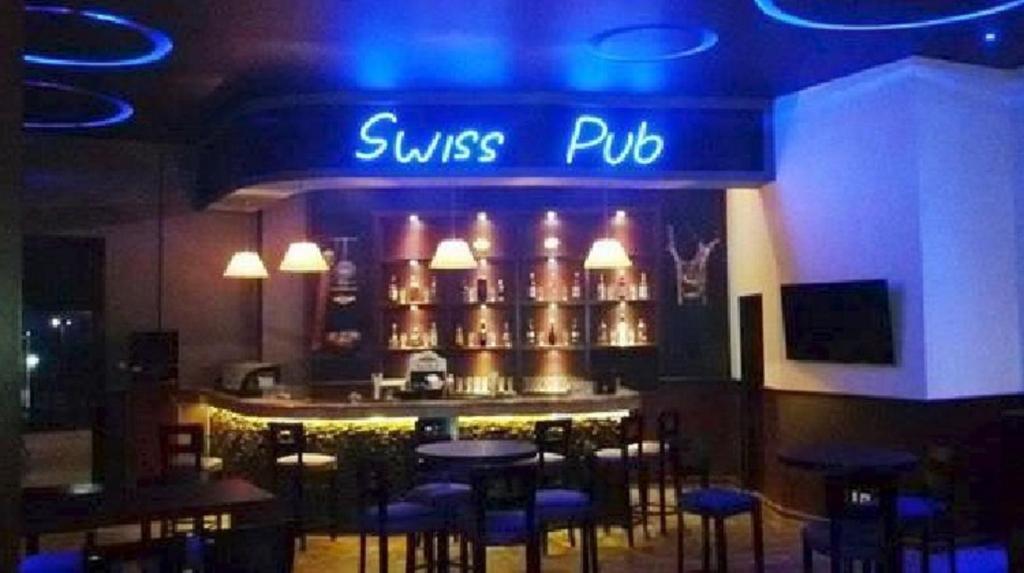 Lounge nebo bar v ubytování Swiss Inn Teda Hotel & Aqua Park