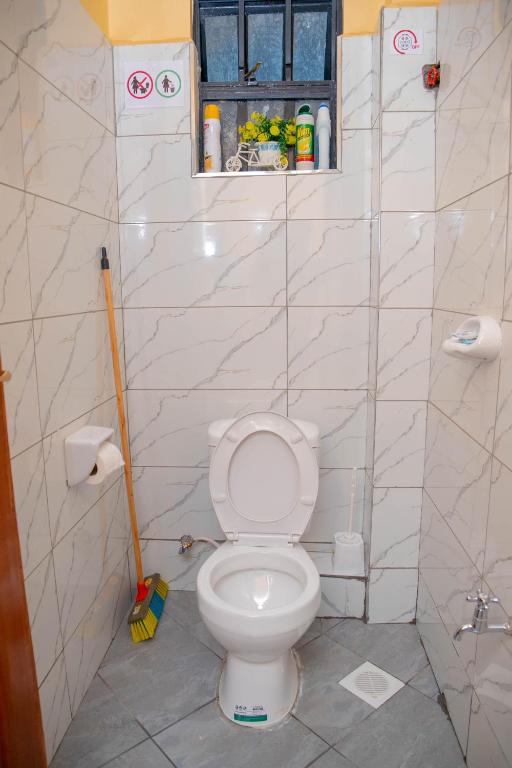 Koupelna v ubytování cla bnb