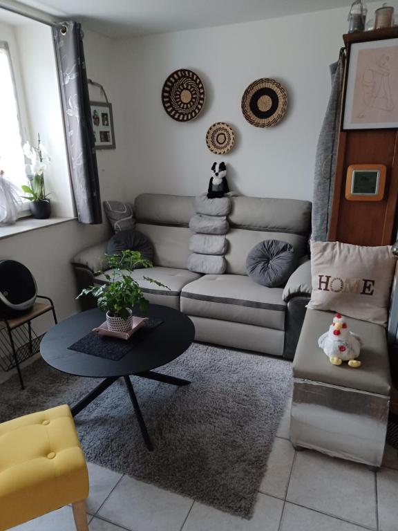 Posezení v ubytování Chambre